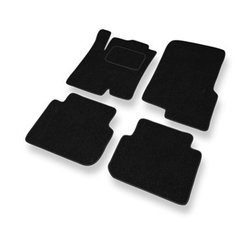 Fußmatten Auto für Smart ForFour I Hatchback (2004-2006) - schwarze Automatten A