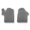 Set Kofferraumschale und angepasste Autoteppiche TPE für: Mercedes-Benz Vito BASE Tourer (10.2014-....) - hinter der dritten Sitzreihe;lange Version (Radstand 3200 mm, Autolänge 5140 mm)