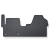 Gummifußmatten Auto für Peugeot Expert III (2020-....) - Gummimatten Gummi Fußmatten - schwarze