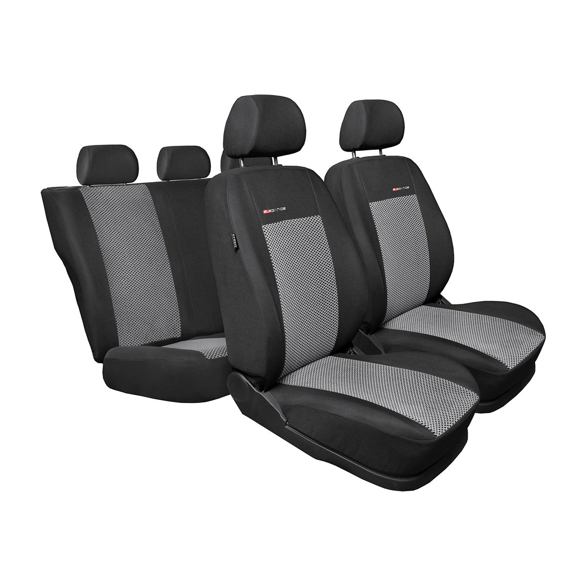Maßgeschneiderte Sitzbezüge Auto für Ford Fiesta VII Hatchback (2008-2017)  - Autositzbezüge Schonbezüge für Autositze - E2 typ 2