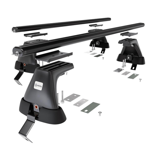 Aluminium-Dachträger für Ford C-Max mk II (2010-2015) - schwarz Dachträger Dachgepäckträger - ohne Montagelemente