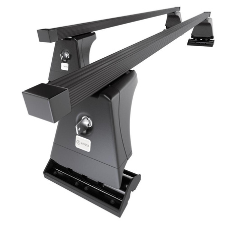 Stahl-Dachträger für Opel Astra H mk III GTC (2005-2014) - schwarz Dachträger Dachgepäckträger - Montagepunkte