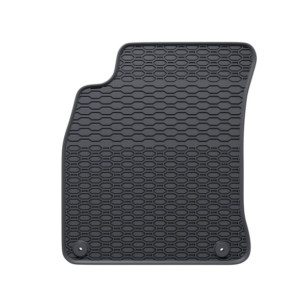 Gummifußmatten Auto für Audi A5 8T Sportback (2007-2016) - Gummimatten Gummi Fußmatten - schwarz - 4 Stk.