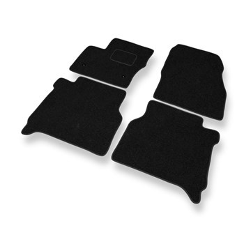 Fußmatten Auto für Ford Transit Connect Van (2014-2023) 5-Personen - schwarze Au