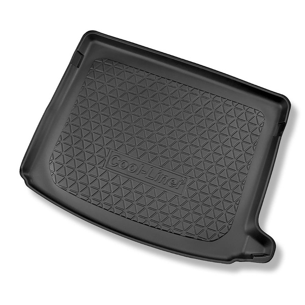 Set Kofferraumschale und angepasste Autoteppiche TPE für: Skoda Scala Crossover (04.2019-....) - oberer Kofferraum (für Multiboden);mit variablem Ladeboden im hoechsten Ebene