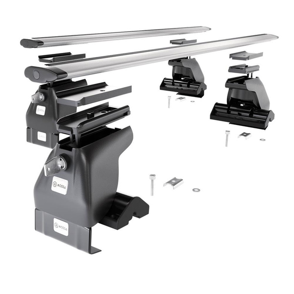 Aluminium-Dachträger für Ford Fusion (2002-2013) - silbern Dachträger Dachgepäckträger - ohne Montagelemente