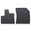 Gummifußmatten Auto für Citroen Berlingo III (2018-....) - Gummimatten Gummi Fußmatten - schwarze