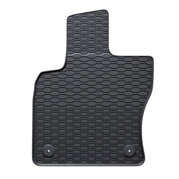 Gummifußmatten Auto für Volkswagen Tiguan II SUV (2016-2024) - Gummimatten Gummi Fußmatten - schwarz - 4 Stk.