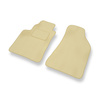 Fußmatten Auto für Lancia Delta III Hatchback (2008-2014) - Premium Velours beige Automatten Autoteppiche