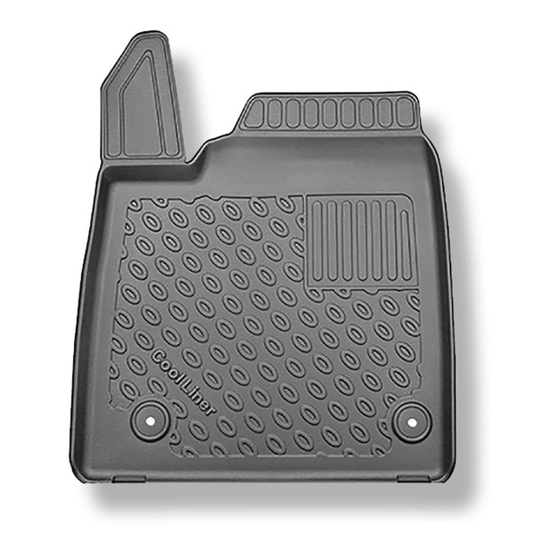 Set Kofferraumschale und angepasste Autoteppiche TPE für: Kia EV6 Crossover (10.2021-....) - oberer Kofferraum (für Multiboden);für doppelter Kofferraumboden in der oberen Position