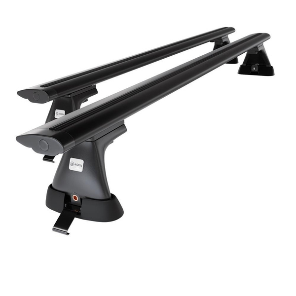 Aluminium-Dachträger für Toyota RAV4 mk II (2000-2005) - schwarz Dachträger Dachgepäckträger - Montagepunkte