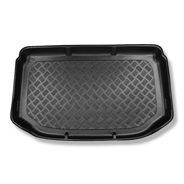 Kofferraumwanne für Chevrolet Aveo T300 Hatchback (06.2011-10.2020) - Kofferraummatte rutschfest Schutzmatte - obere Ladeflaeche; fuer Wagen mit doppeltem Boden