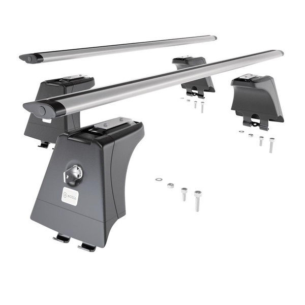 Aluminium-Dachträger für Renault Scenic mk II (2003-2008) - silbern Dachträger Dachgepäckträger - Montagepunkte