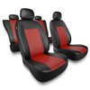 Universal Sitzbezüge Auto für Renault Kangoo I, II, III (1997-....) - Autositzbezüge Schonbezüge für Autositze - CM-RD