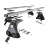 Aluminium-Dachträger für Skoda Octavia mk II (2009-2012) - silbern Dachträger Dachgepäckträger - ohne Montagelemente