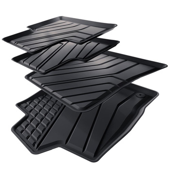 TPE Fußmatten Auto für Opel Astra L Sports Tourer (2021-....) - schwarz Automatt