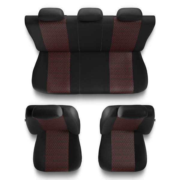 Universal Sitzbezüge Auto für Mazda CX-9 (2006-2016) - Autositzbezüge Schonbezüge für Autositze - PF-RD