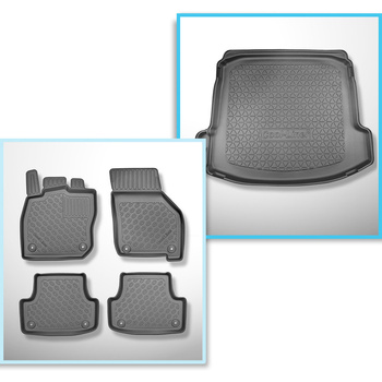 Set Kofferraumschale und angepasste Autoteppiche TPE für: Audi A3 8Y Limousine (