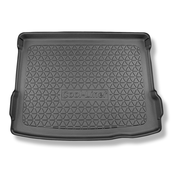 Kofferraumwanne für Hyundai Kona II SUV (04.2023-....) - Kofferraummatte rutschfest Schutzmatte - erhöhte Ladefläche; Varioboden im hoechsten Ebene; mit und ohne Subwoofer
