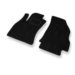 Fußmatten Auto für Opel Combo D Van (2011-2018) - Premium Velours schwarze Automatten Autoteppiche