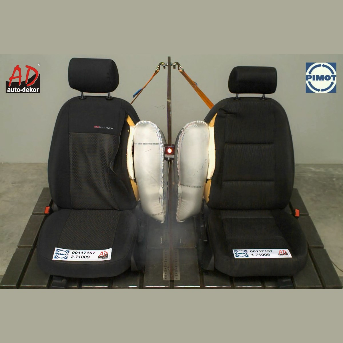 Maßgeschneiderte Sitzbezüge Auto für Ford Transit Connect Van (2013-2020) -  Autositzbezüge Schonbezüge für Autositze - 2+1 - E1 typ 1