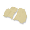 Fußmatten Auto für Ford Mondeo III Hatchback, Kombi, Limousine (2000-2007) - Premium Velours beige Automatten Autoteppiche
