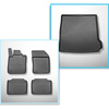Set Kofferraumschale und angepasste Autoteppiche TPE für: Volvo V90 Kombi, Cross Country (09.2016-....)