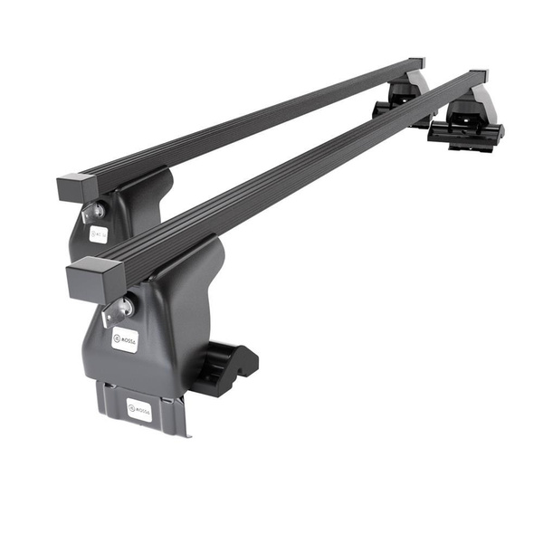 Stahl-Dachträger für Toyota Yaris mk I (2004-2005) - schwarz Dachträger Dachgepäckträger - ohne Montagelemente