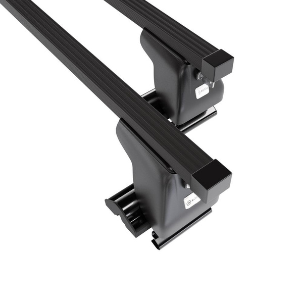 Stahl-Dachträger für Nissan Terrano R20 mk II (2003-2006) - schwarz Dachträger Dachgepäckträger - ohne Montagelemente