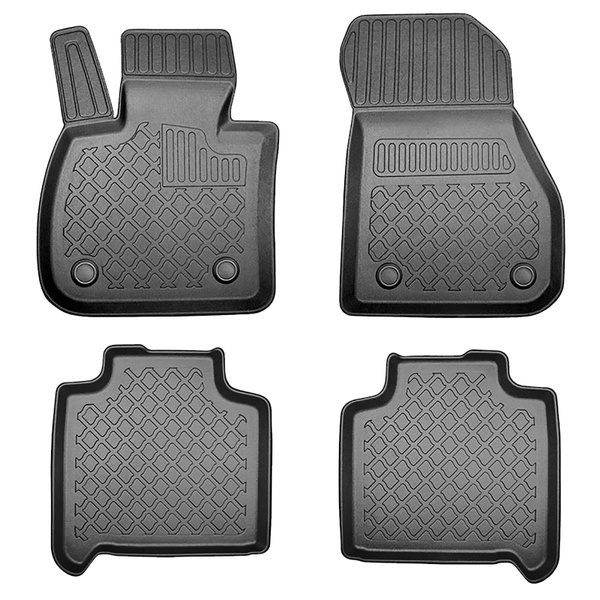 TPE Fußmatten Auto für BMW 2er F46 Gran Tourer (03.2015-2021) - schwarz Automatten Autoteppiche - 5 oder 7 Sitze; ohne dritte Sitzreihe