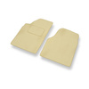 Fußmatten Auto für Chrysler Concorde (1997-2004) - Premium Velours beige Automatten Autoteppiche