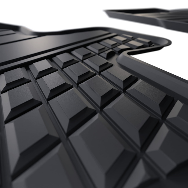 TPE Fußmatten Auto für Volkswagen Caddy V Van (2021-....) - schwarz Automatten Autoteppiche