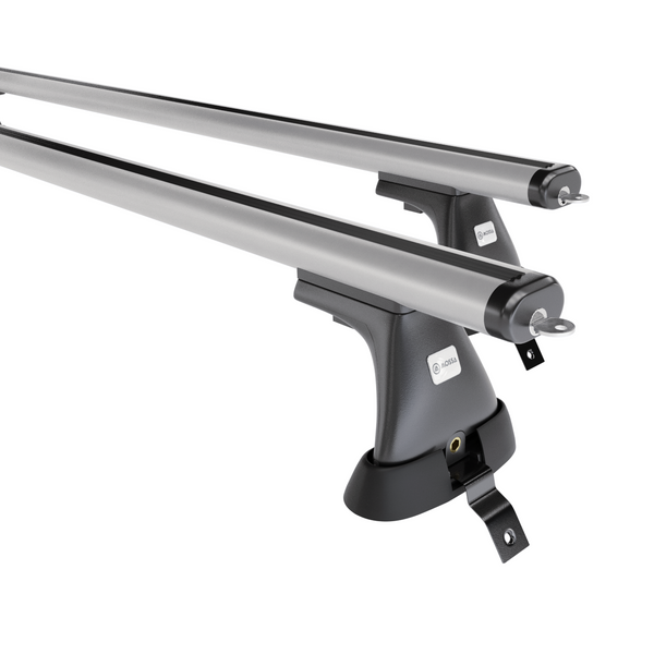 Aluminium-Dachträger für Renault Logan (2004-2013) - silbern Dachträger Dachgepäckträger - ohne Montagelemente