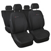 Maßgeschneiderte Sitzbezüge Auto für Toyota Yaris II Hatchback, Limousine (2005-2011) - Autositzbezüge Schonbezüge für Autositze - E4