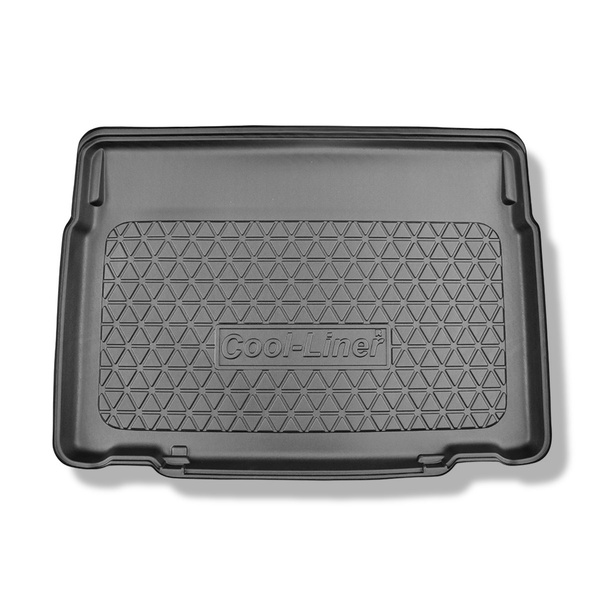 Kofferraumwanne für Citroen C3 Aircross II SUV (11.2017-2024) - Kofferraummatte rutschfest Schutzmatte - vertiefte Ladeflaeche; Varioboden im tiefsten Ebene oder ohne Varioboden; hintere Sitze umlegbar und verschiebbar