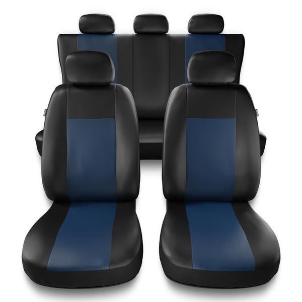 Universal Sitzbezüge Auto für Honda Jazz II, III, IV, V (2002-....) – Autositzbezüge Schonbezüge für Autositze – CM-BL