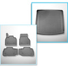 Set Kofferraumschale und angepasste Autoteppiche TPE für: BMW iX i20 SUV (11.2021-....)