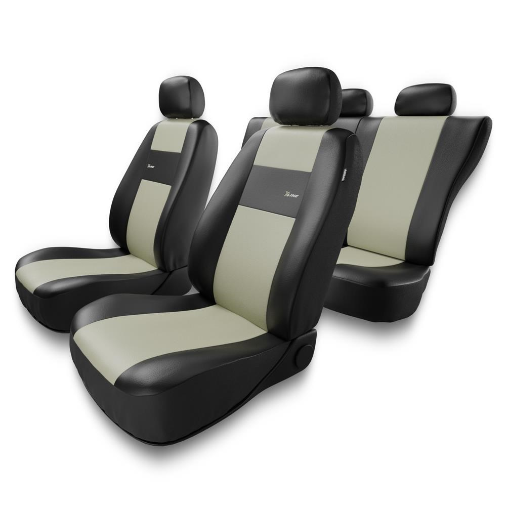 Universal Sitzbezüge Auto für Hyundai Tucson I, II, III (2004-2019) -  Autositzbezüge Schonbezüge für Autositze - XL-BE beige