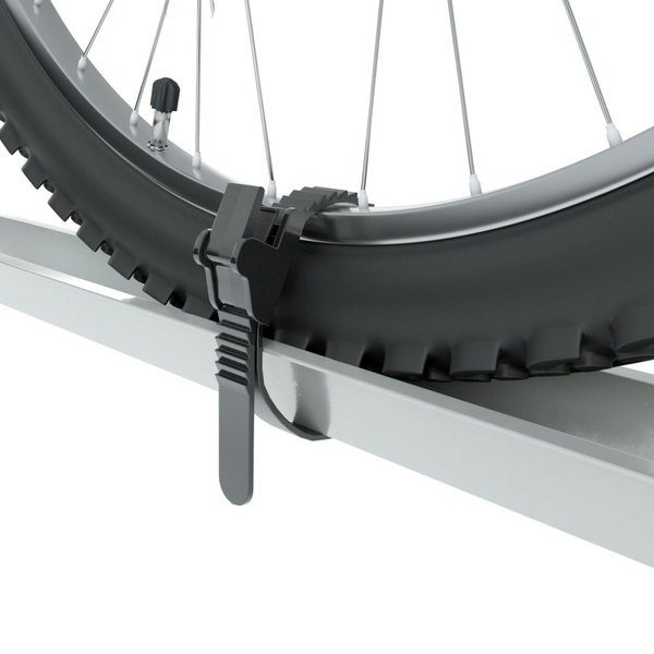 Dachfahrradträger, Dachfahrradhalter mit Alubalken - 4xM-42