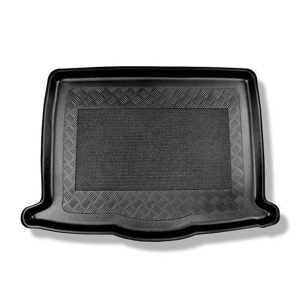 Kofferraumwanne für Ford Focus IV Hatchback, Active Hatchback (09.2018-....) - Kofferraummatte rutschfest Schutzmatte - vertiefte Ladeflaeche; mit Not-Reserverad