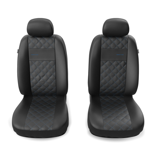 Universal Sitzbezüge Auto für Peugeot 508 I, II (2011-....) – Vordersitze Autositzbezüge Schonbezüge – PRP-BL