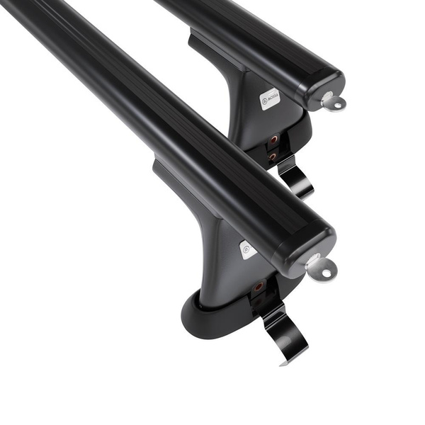 Aluminium-Dachträger für Volkswagen Passat B8 (2015-2023) - schwarz Dachträger Dachgepäckträger - ohne Montagelemente