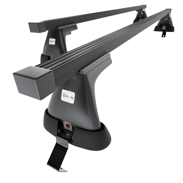 Stahl-Dachträger für Ford C-Max mk II (2010-2015) - schwarz Dachträger Dachgepäckträger - ohne Montagelemente