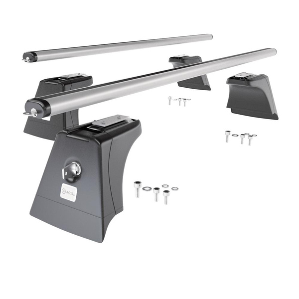 Aluminium-Dachträger für Toyota RAV4 V (2019-....) - silbern Dachträger Dachgepäckträger - integrierte Relinge