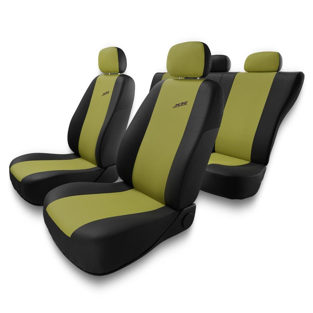 Universal Sitzbezüge Auto für Kia Stinger (2017-2019) - Autositzbezüge  Schonbezüge für Autositze - X.R-Y gelb