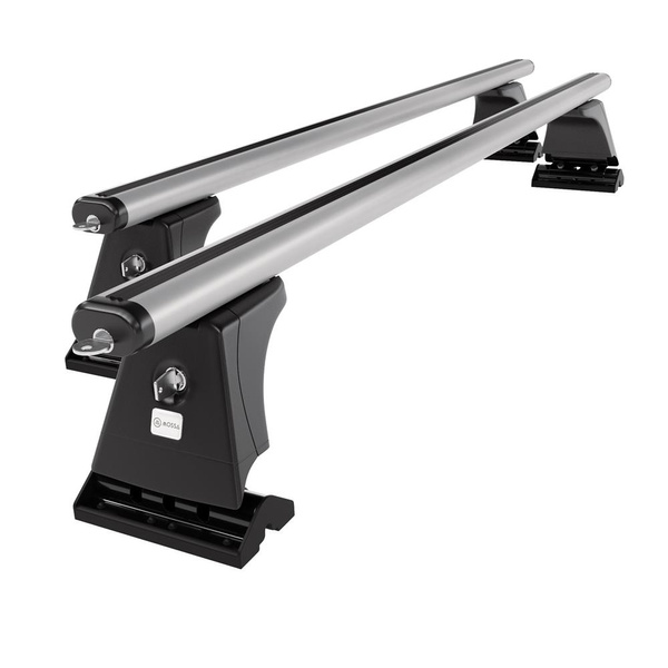 Aluminium-Dachträger für Peugeot 207 (2006-2012) - silbern Dachträger Dachgepäckträger - Montagepunkte