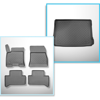 Set Kofferraumschale und angepasste Autoteppiche TPE für: Mercedes-Benz EQA H243