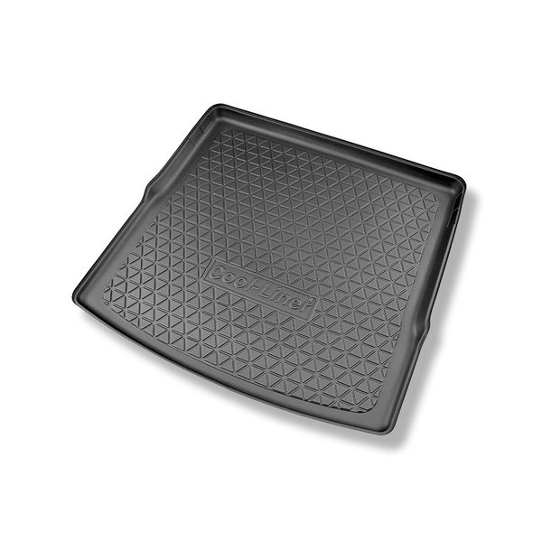 Set Kofferraumschale und angepasste Autoteppiche TPE für: Volkswagen Tiguan Allspace SUV (11.2017-10.2023) - 5-Sitzer;Modelle mit beweglichem Boden im Kofferraum / 7 Sitze;3. Sitzreihe zusammengeklappt