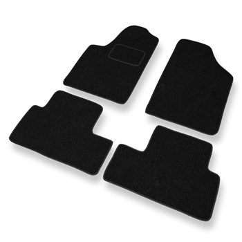 Fußmatten Auto für Peugeot Partner I Van (1997-2010) - schwarze Automatten Autot