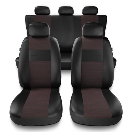 Universal Sitzbezüge Auto für BMW 3er E30, E36, E46, E90, F30, G20, G21 (1982-2019) - Autositzbezüge Schonbezüge für Autositze - EXL-5